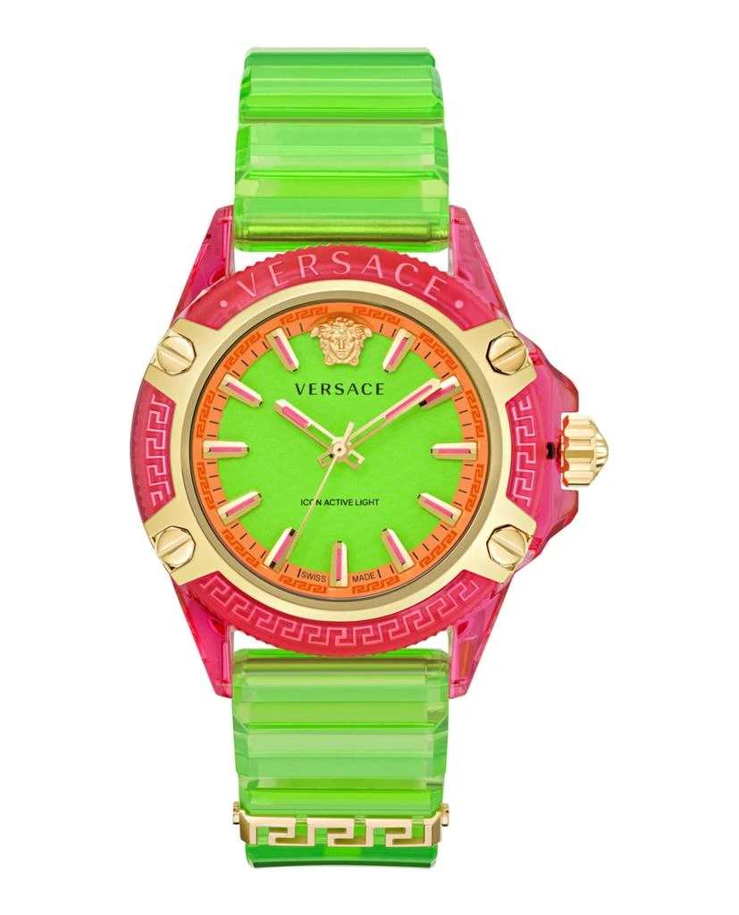 商品Versace|Icon Active Silicone Watch,价格¥5272,第1张图片