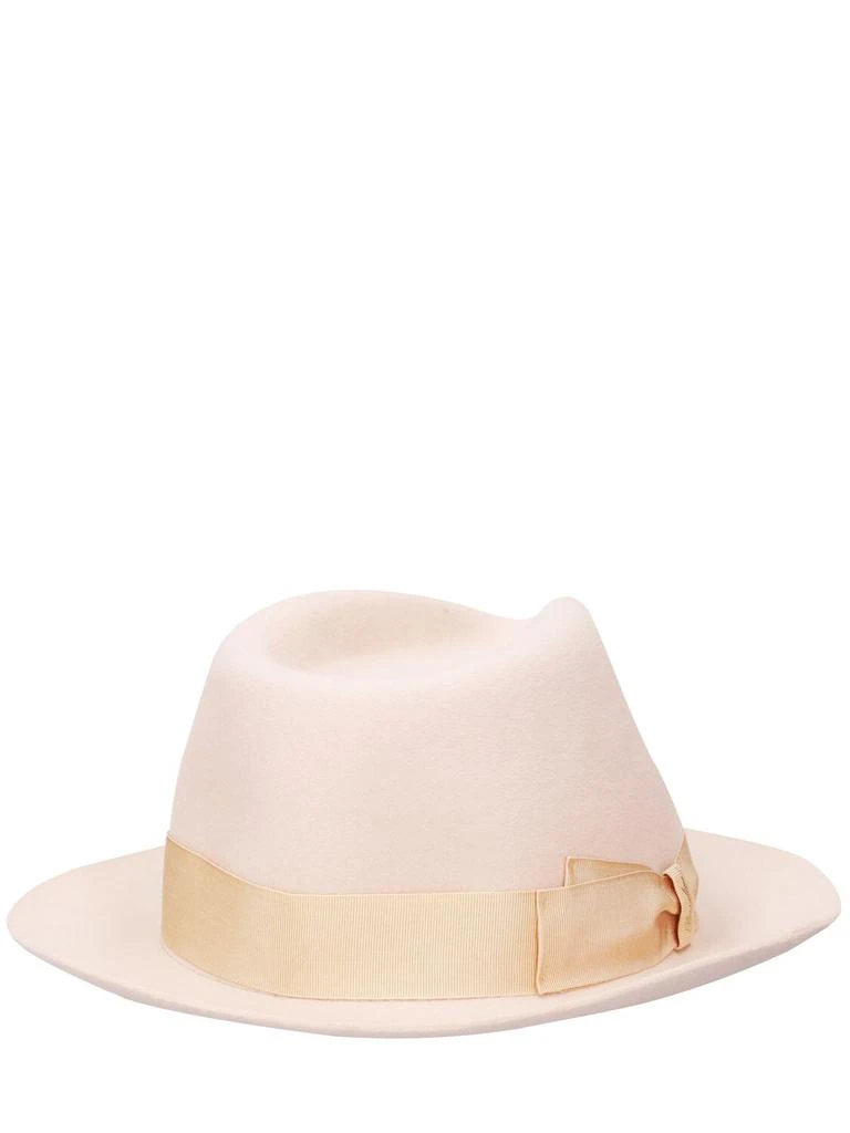 商品BORSALINO|Brushed Felt Fedora Hat,价格¥2830,第4张图片详细描述