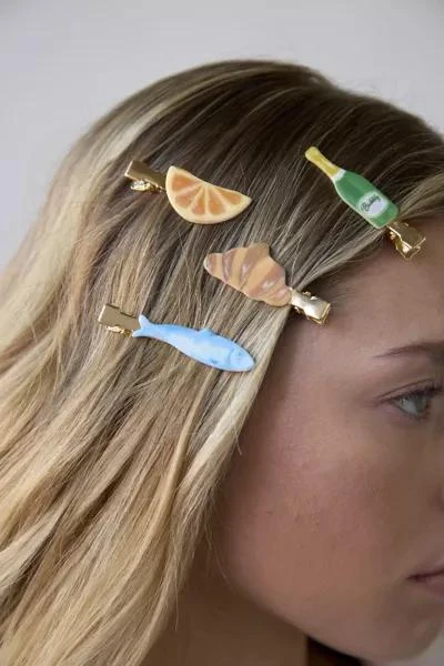 商品Urban Outfitters|Crease-Free Hair Clip Set,价格¥61,第1张图片