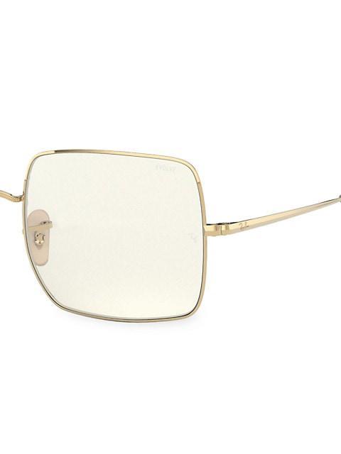 商品Ray-Ban|RB1971 54MM Square Aviator Sunglasses,价格¥445,第7张图片详细描述