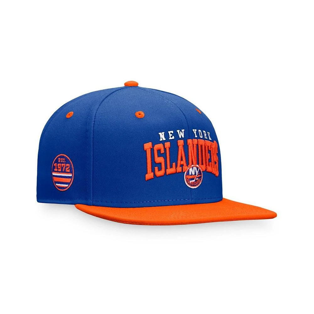 商品Fanatics|Men's Branded Royal, Orange New York Islanders Iconic Two-Tone Snapback Hat,价格¥190,第1张图片