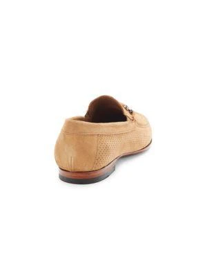 商品Mezlan|Perforated Suede Loafers,价格¥714,第3张图片详细描述