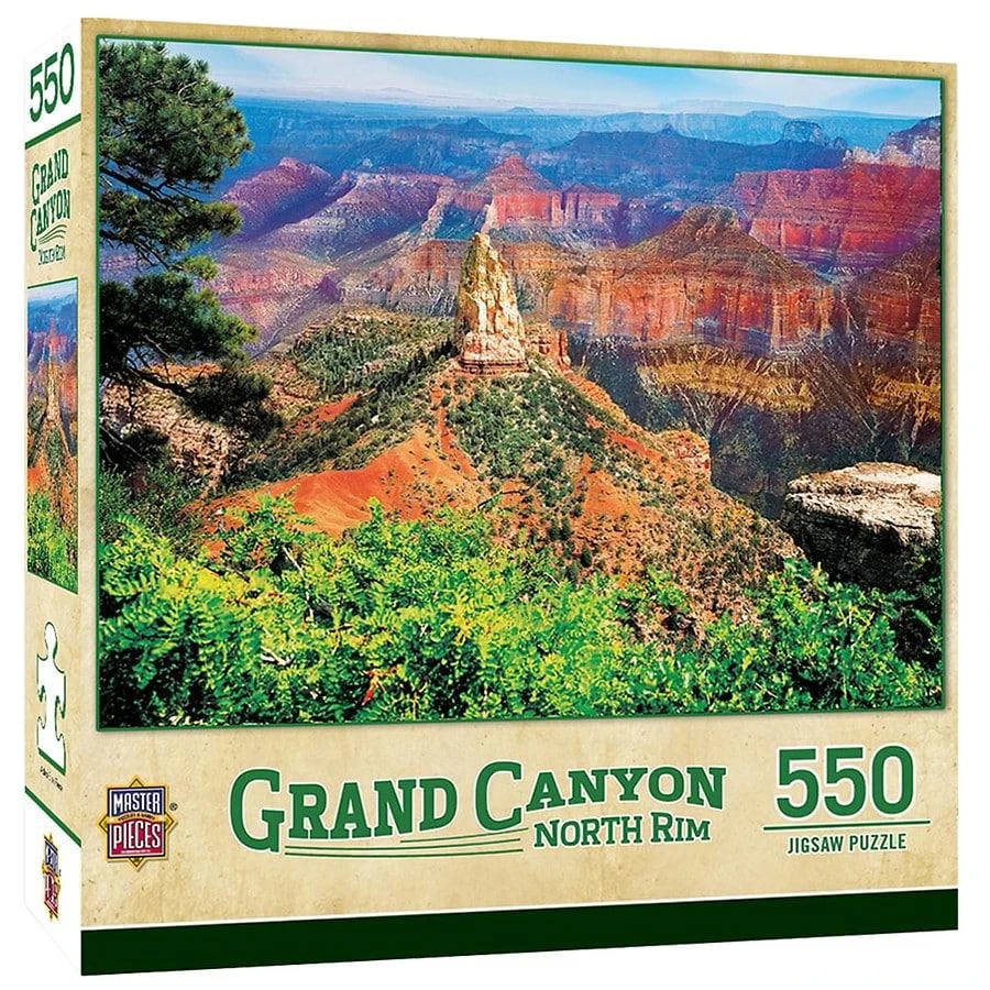 商品Masterpieces Puzzles|Grand Canyon North Rim 550 Piece Puzzle,价格¥149,第1张图片