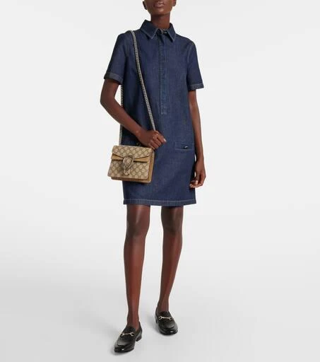 商品Gucci|Dionysus GG Supreme Mini shoulder bag,价格¥21024,第5张图片详细描述