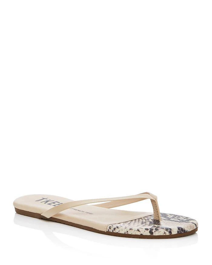 商品Tkees|Women's Patent Leather Flip-Flops,价格¥225,第1张图片