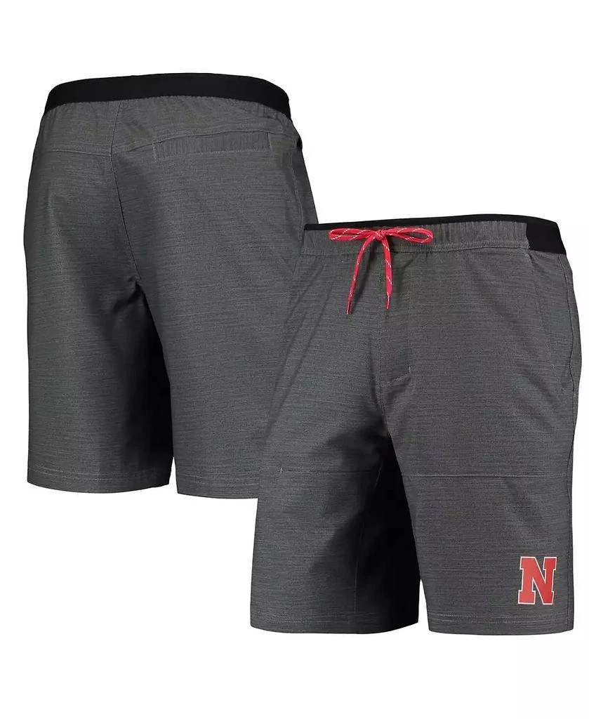 商品Columbia|Men's Gray Nebraska Huskers Twisted Creek Omni-Shield Shorts,价格¥337,第1张图片