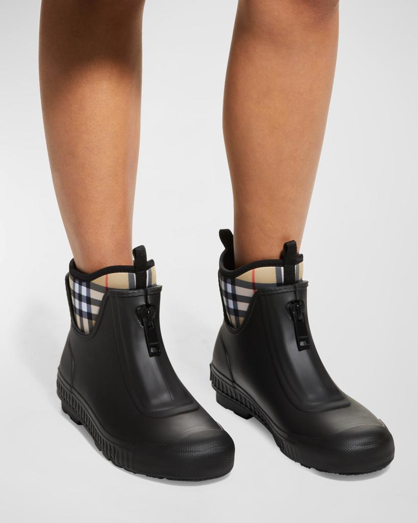 商品Burberry|Flinton Check Rain Booties,价格¥3380,第5张图片详细描述