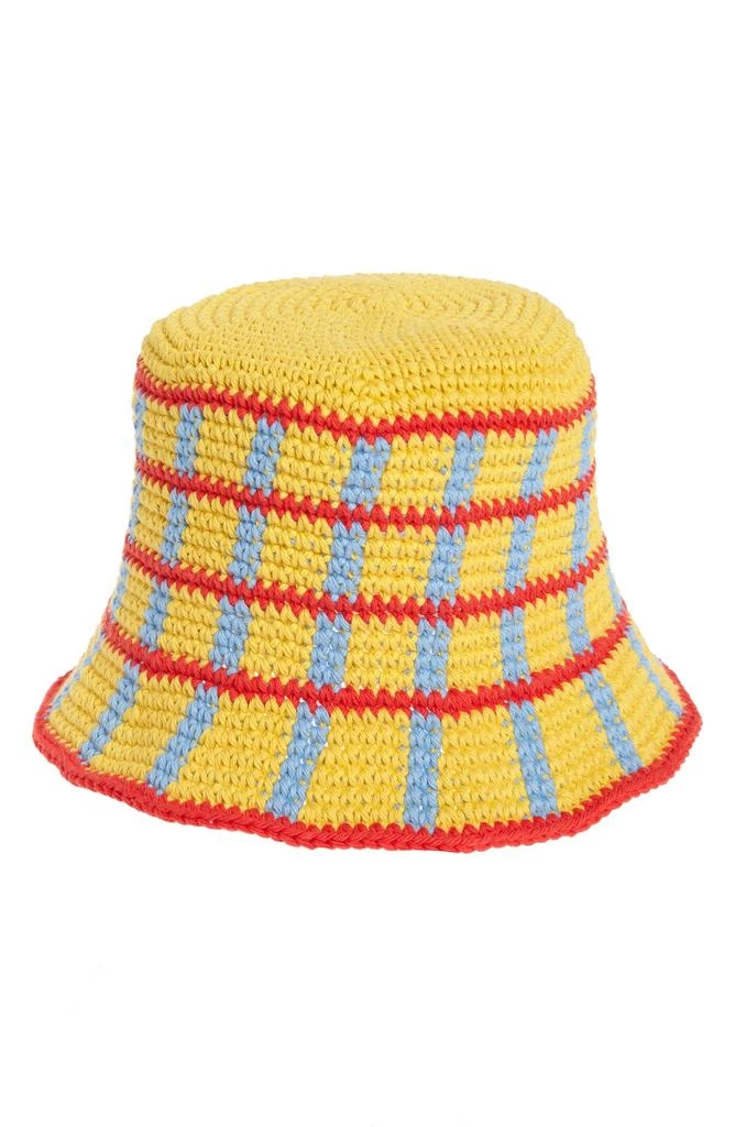 商品MEMORIAL DAY|Plaid Crochet Bucket Hat,价格¥250,第1张图片