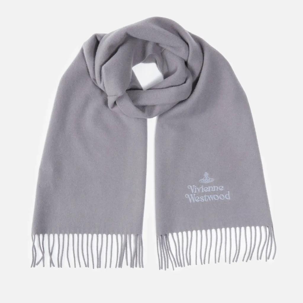 商品Vivienne Westwood|Vivienne Westwood Embroidered Logo Wool Scarf,价格¥749,第1张图片