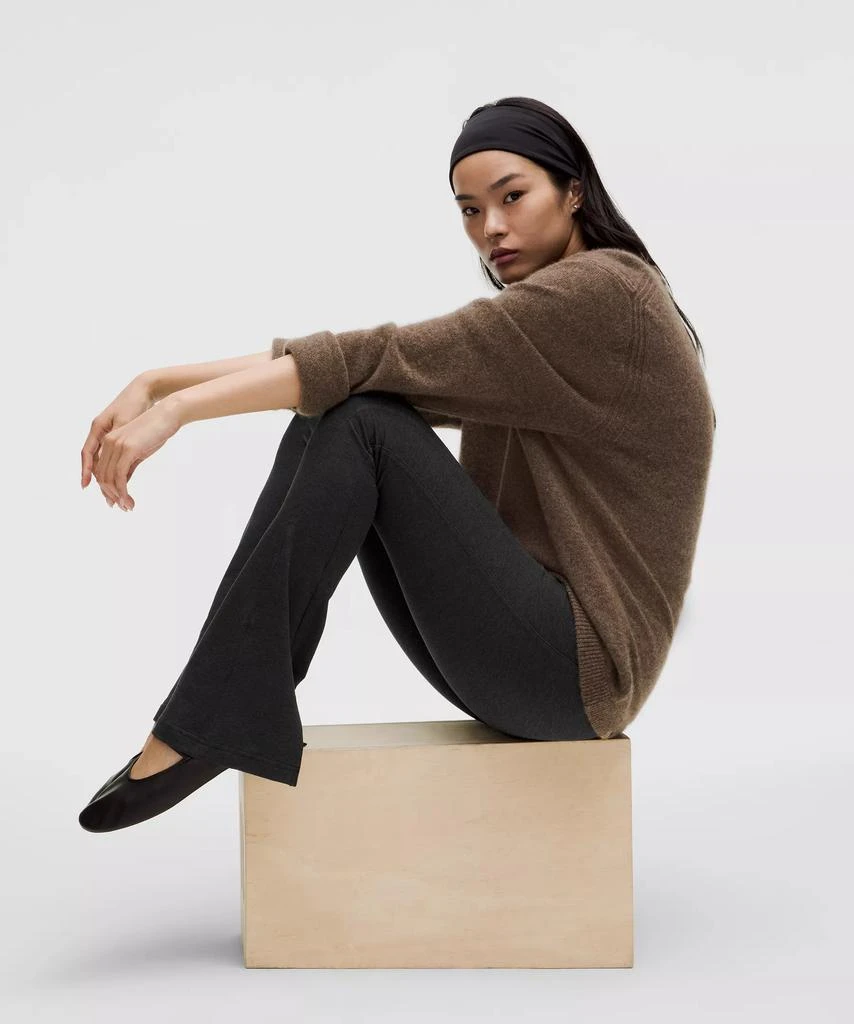 Softy Suedey Split-Hem High-Rise Mini-Flare Pant *Regular 商品