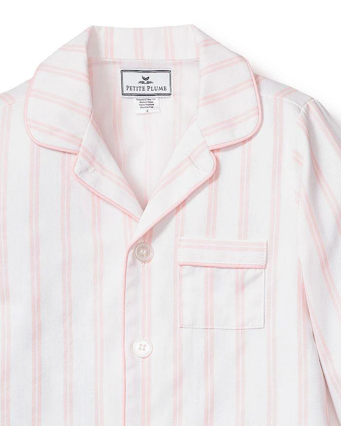 商品Petite Plume|Girls' Striped Pajama Set - Baby, Little Kid, Big Kid,价格¥425,第2张图片详细描述