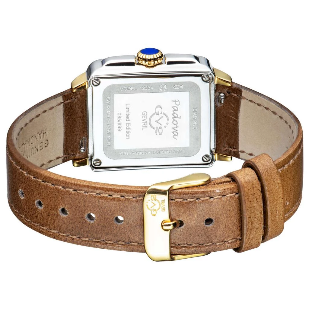 商品Gevril|GV2 by Gevril Padova Diamond Women's Watch,价格¥4491,第2张图片详细描述