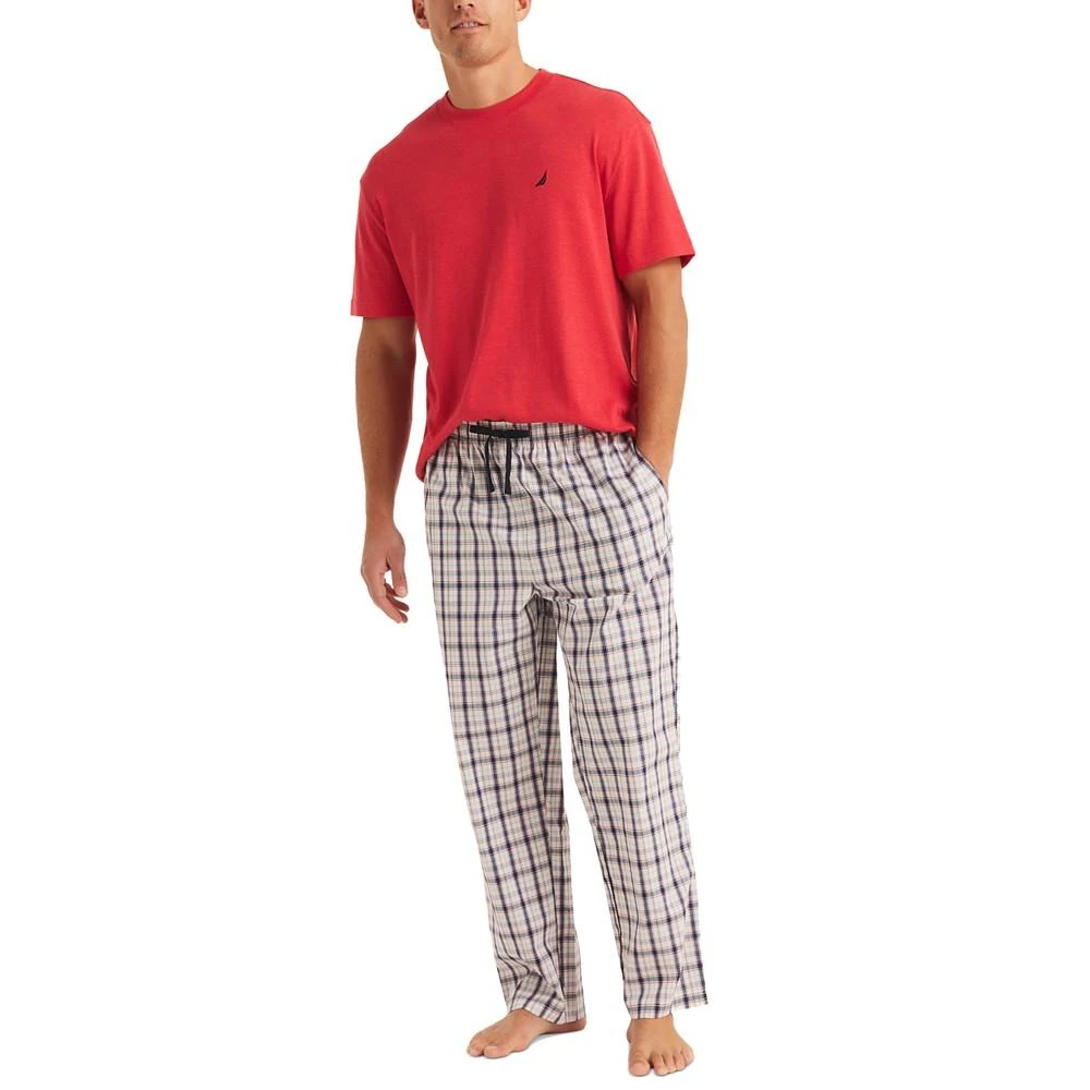 商品Nautica|Men's Poplin Sleep Pants,价格¥370,第3张图片详细描述