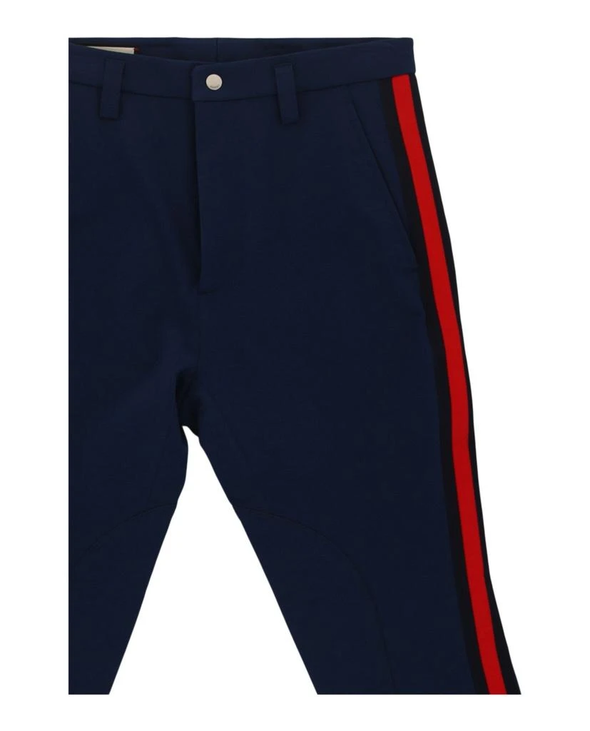 商品Gucci|Striped Wool-Blend Crepe Track Pants,价格¥3677,第3张图片详细描述