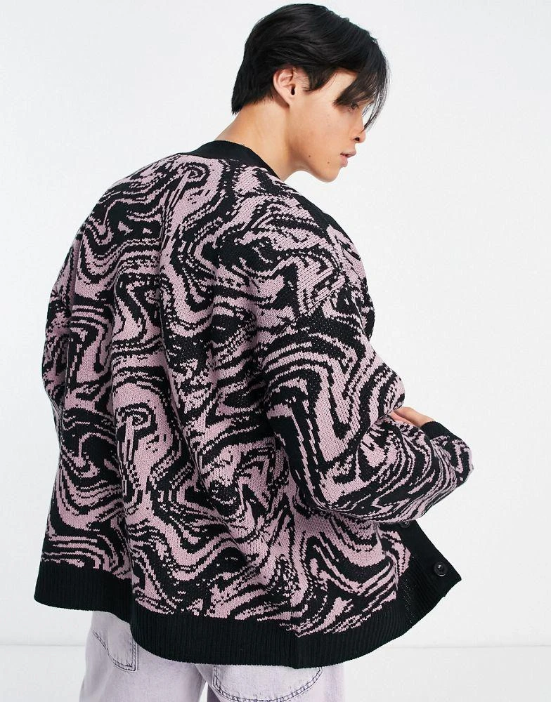 商品The Ragged Priest|The Ragged Priest signal cardigan in purple,价格¥289,第2张图片详细描述