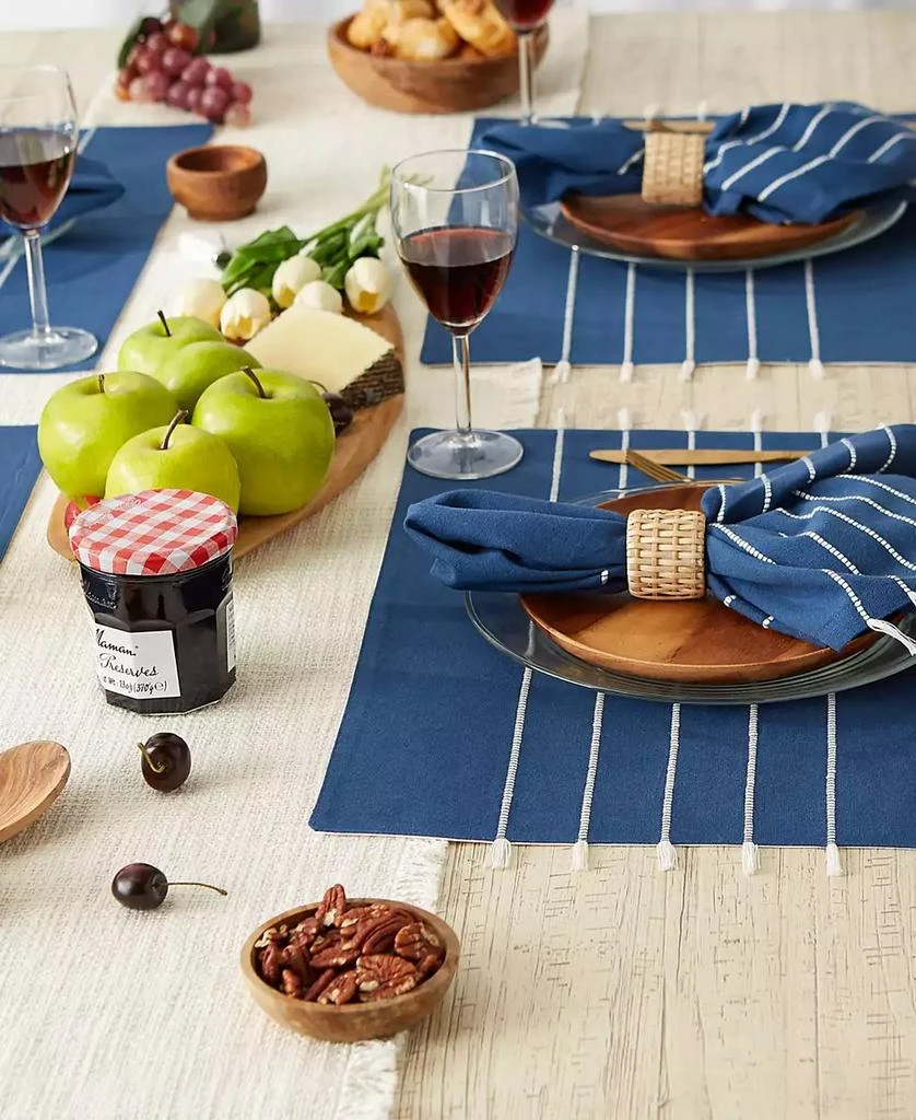 Stripe Tassel Placemat Set of 4 商品
