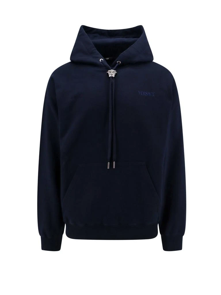 商品Versace|Versace Medusa Head Detailed Drawstring Hoodie,价格¥4262,第1张图片