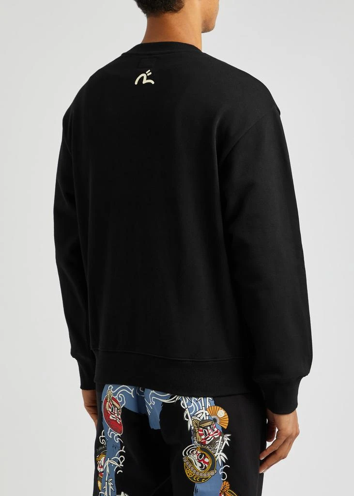 商品Evisu|Logo-print cotton sweatshirt,价格¥1532,第3张图片详细描述