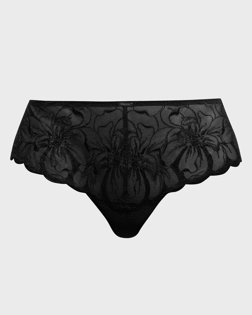 商品Chantelle|Fleur Sheer Floral-Embroidered Hipster Brief,价格¥453,第2张图片详细描述