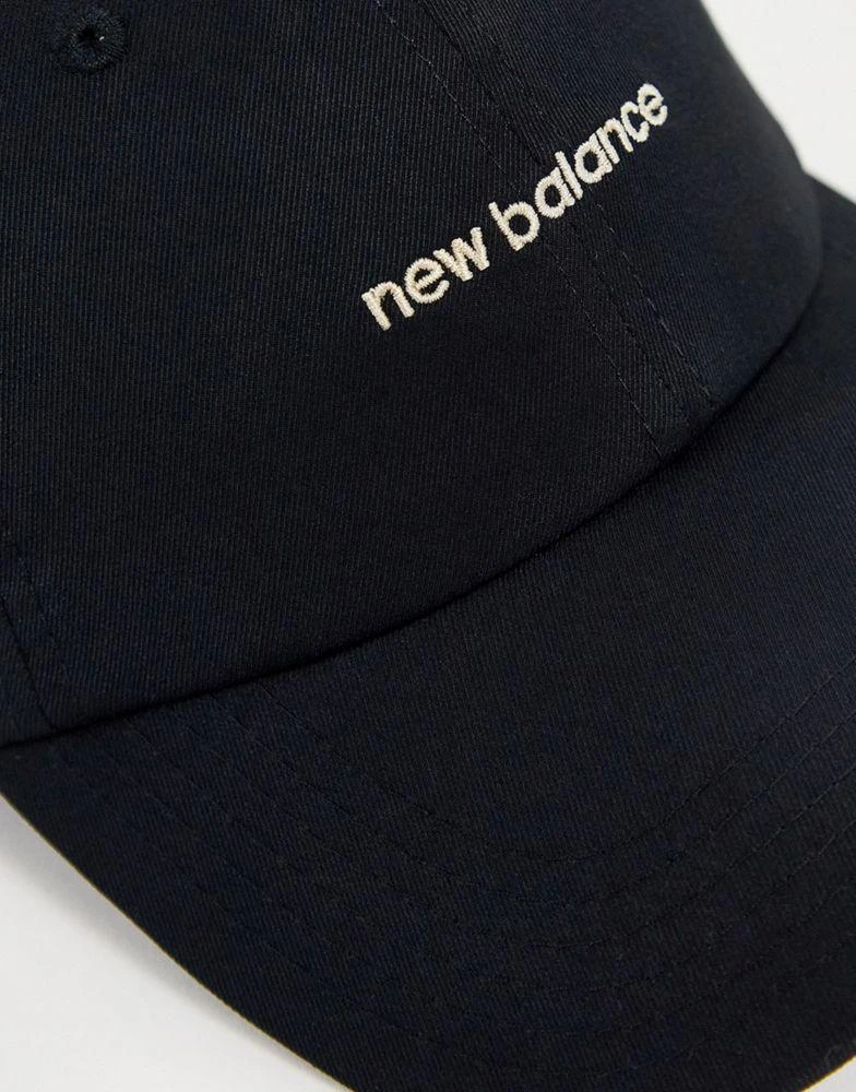 商品New Balance|New Balance linear logo baseball cap in black,价格¥199,第3张图片详细描述