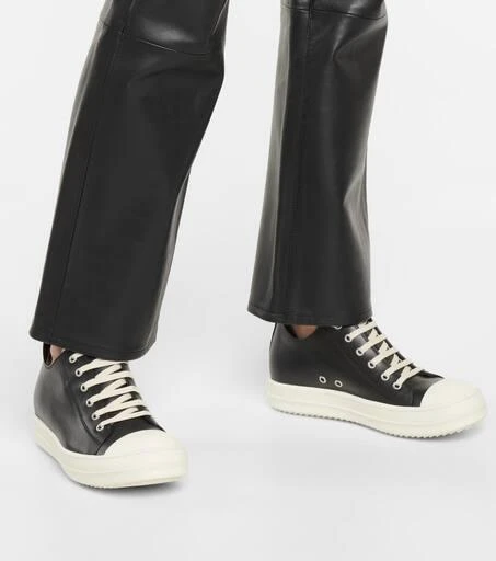 商品Rick Owens|Phlegethon leather sneakers,价格¥6726,第4张图片详细描述