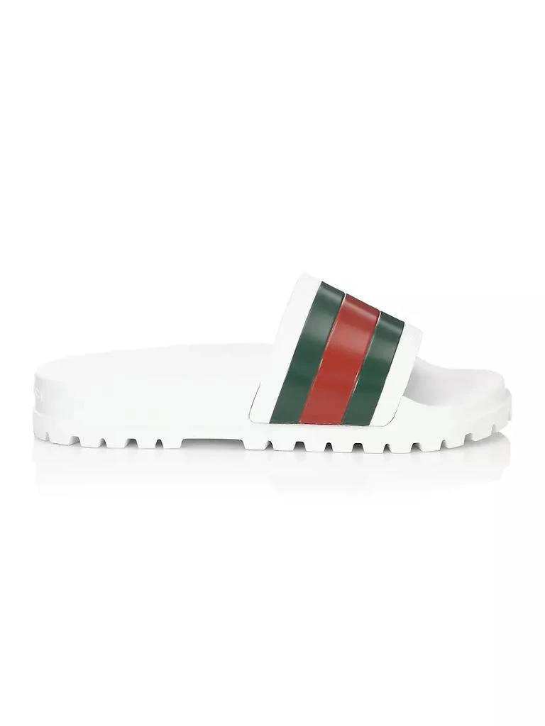 商品Gucci|Web Slide Sandals,价格¥2997,第1张图片