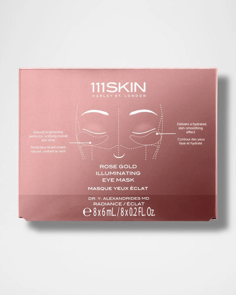 商品111skin|Rose Gold Illuminating Eye Mask Box, 8 Count,价格¥850,第2张图片详细描述