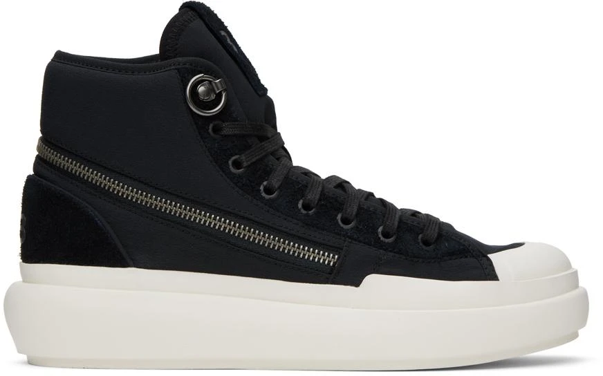 商品Y-3|Black Ajatu Court Sneakers,价格¥1133,第1张图片