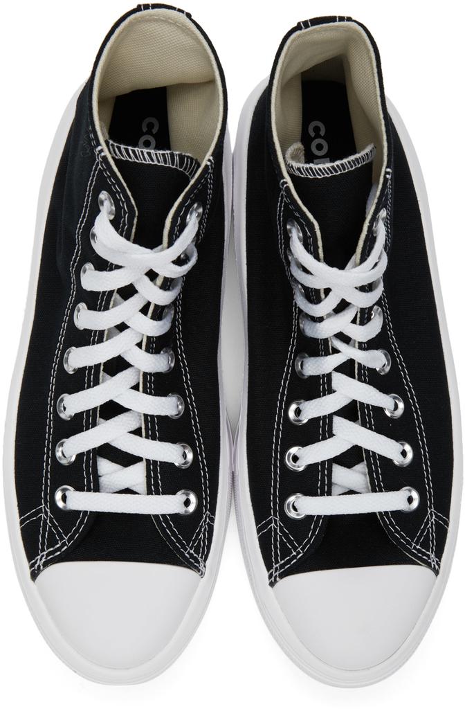 Black & White Chuck Taylor All Star Move High Sneakers商品第5张图片规格展示