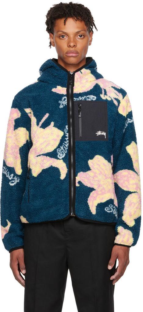 商品STUSSY|Blue Polyester Jacket,价格¥1562,第1张图片
