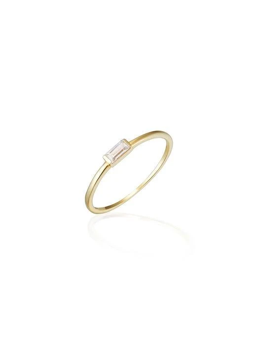 商品LUNNE|14k Baguette Stone Ring,价格¥1273,第1张图片