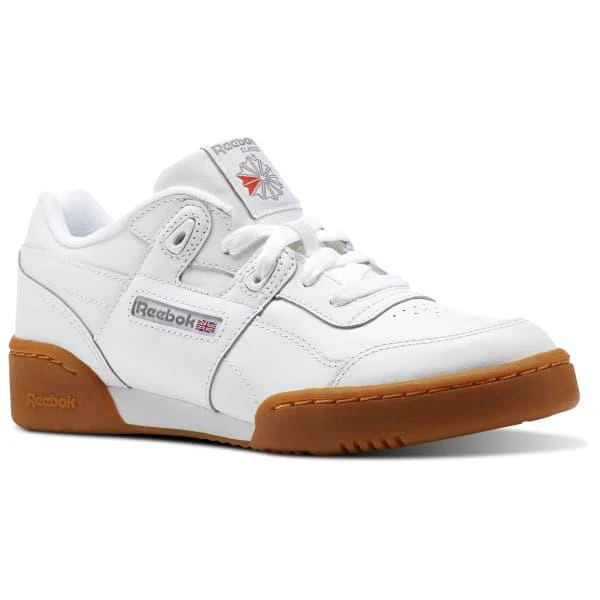 商品Reebok|Workout Plus Shoes - Grade School 大童款运动鞋,价格¥372,第1张图片