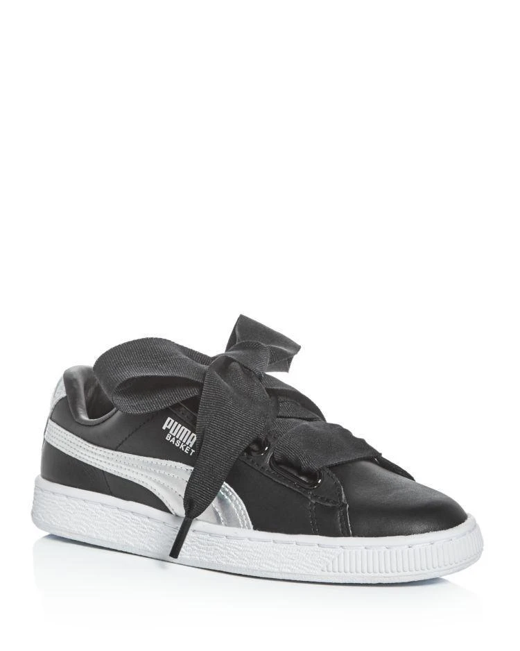 商品Puma|女士绑带蝴蝶结板鞋,价格¥421,第1张图片
