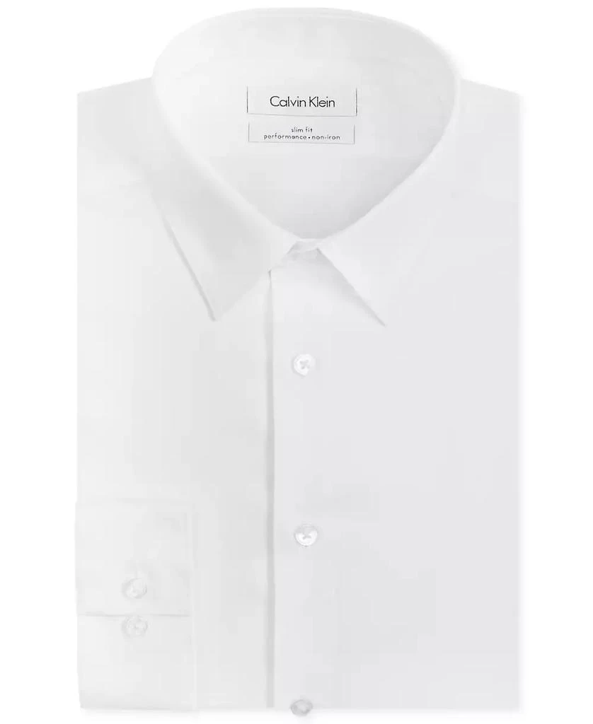 商品Calvin Klein|男士修身免烫人字纹衬衫,价格¥266,第1张图片