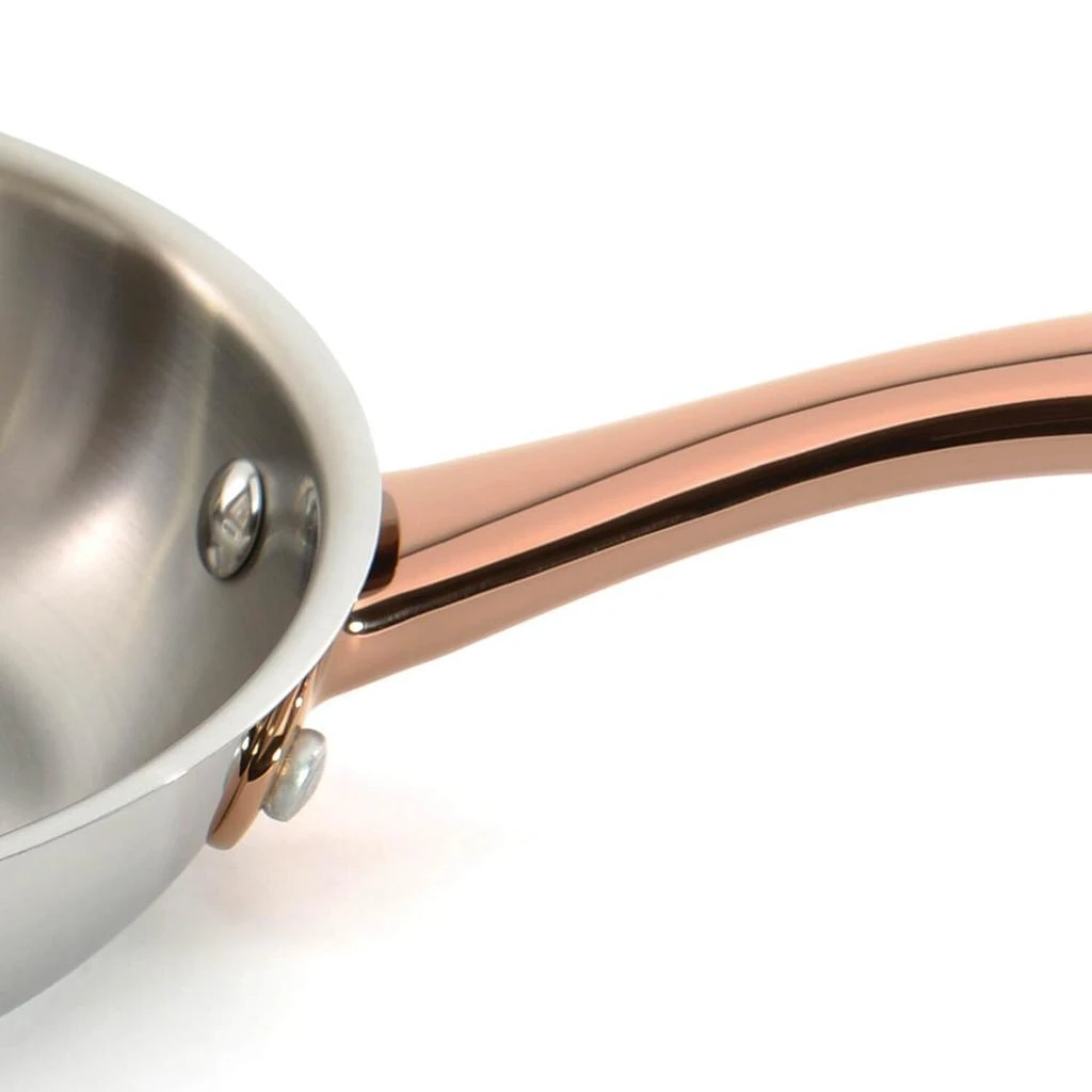 商品BergHOFF|Ouro Gold 18/10 Stainless Steel 9.5" Covered Deep Skillet with Two Side Handles  & Stainless Steel Lid, 3.1 Qt,价格¥949,第2张图片详细描述