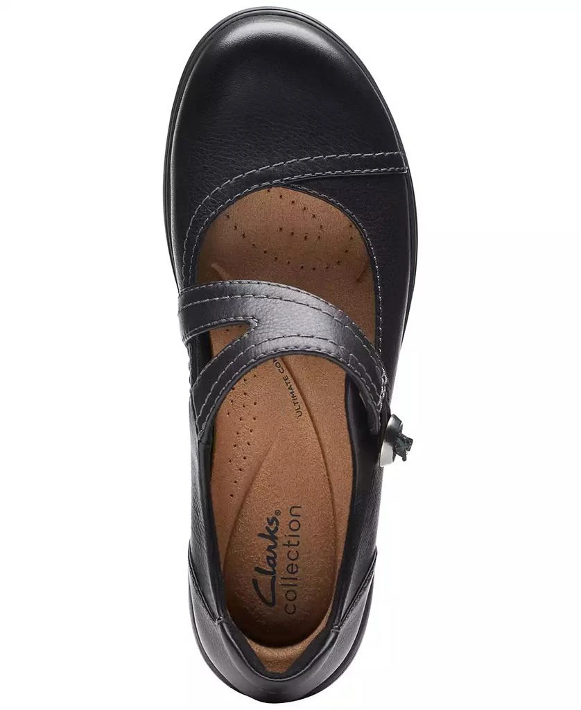 商品Clarks|Women's Carleigh Jane Top-Stitched Strap Shoes,价格¥515,第4张图片详细描述