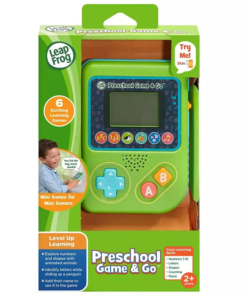 商品LeapFrog|Preschool Game and Go Handheld Video Game Toy,价格¥133,第1张图片