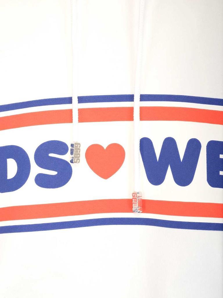 商品GCDS|Gcds Men's  White Cotton Sweatshirt,价格¥2656,第4张图片详细描述