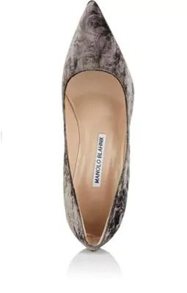 商品Manolo Blahnik|BB Velvet Pumps,价格¥2075,第4张图片详细描述