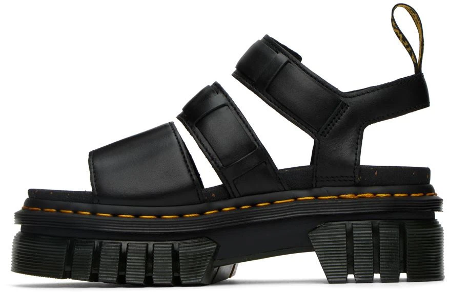 商品Dr. Martens|Black Ricki 3-Strap Flat Sandals,价格¥700,第3张图片详细描述