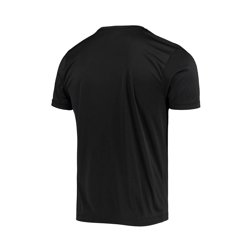 Men's Black Texas Longhorns Wordmark Slash T-shirt商品第4张图片规格展示