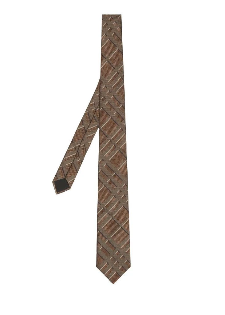 商品Burberry|Classic cut check silk jacquard tie,价格¥1442,第3张图片详细描述