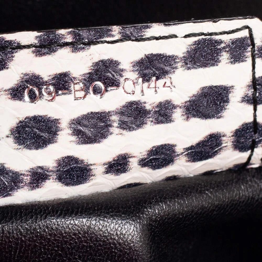 Dior Black/Off White Leather and Snakeskin Small Diorling Shoulder Bag 商品