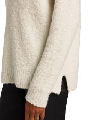 商品Saks Fifth Avenue|COLLECTION Boucle Boxy Funnel-Neck Sweater,价格¥366,第6张图片详细描述