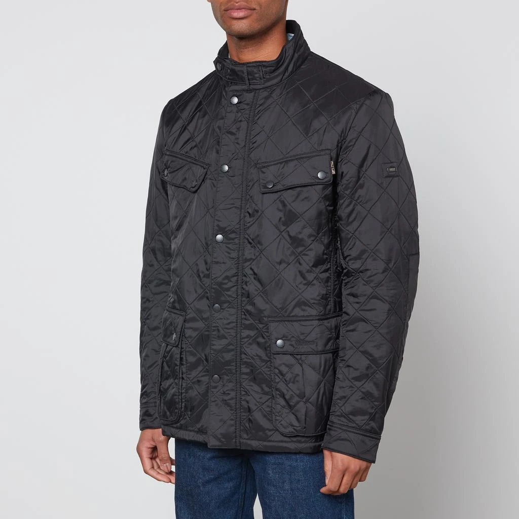 商品Barbour|Barbour International Men's Ariel Polarquilt Jacket - Black,价格¥1583,第1张图片