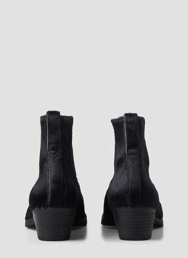 商品Our Legacy|Abstract Gator Boots in Black,价格¥2317,第4张图片详细描述