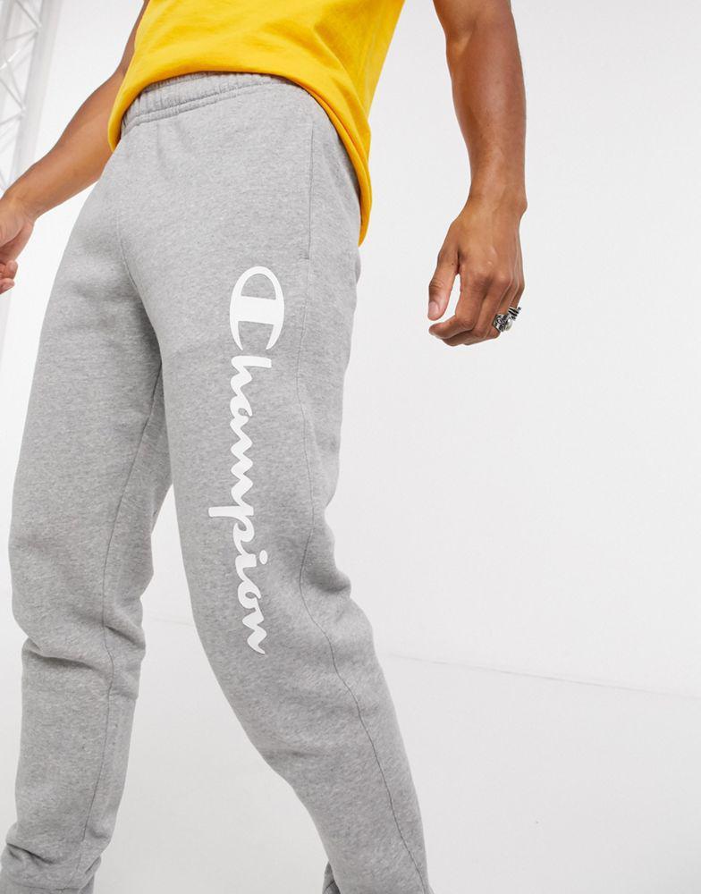 商品CHAMPION|Champion large logo tracksuit bottoms in grey,价格¥318,第5张图片详细描述