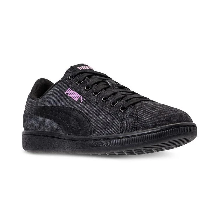 商品Puma|Women's Vikky B Denim Casual Sneakers from Finish Line,价格¥250,第1张图片