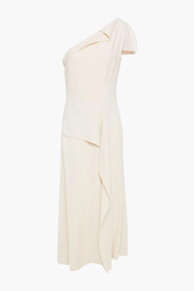 商品ROLAND MOURET|Tanum one-shoulder draped crepe midi dress,价格¥4911,第3张图片详细描述