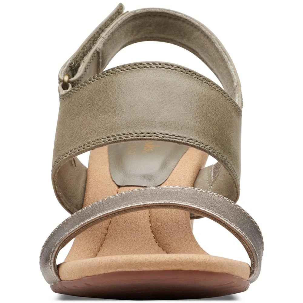 商品Clarks|Women's Kyarra Faye Slingback Wedge Sandals,价格¥439,第3张图片详细描述